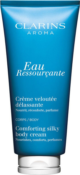 Clarins Eau Ressourçante Crème, Körpercreme mit Sheabutter und Haselnussöl, Unisex - Bild 1