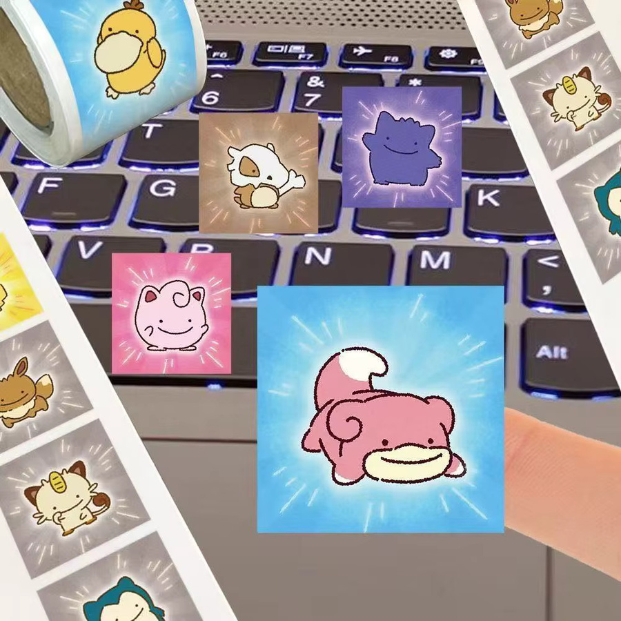 Keeppley Pokémon Karten-Siegelaufkleber, Nachfüllpack, 500 Stück - Bild 2