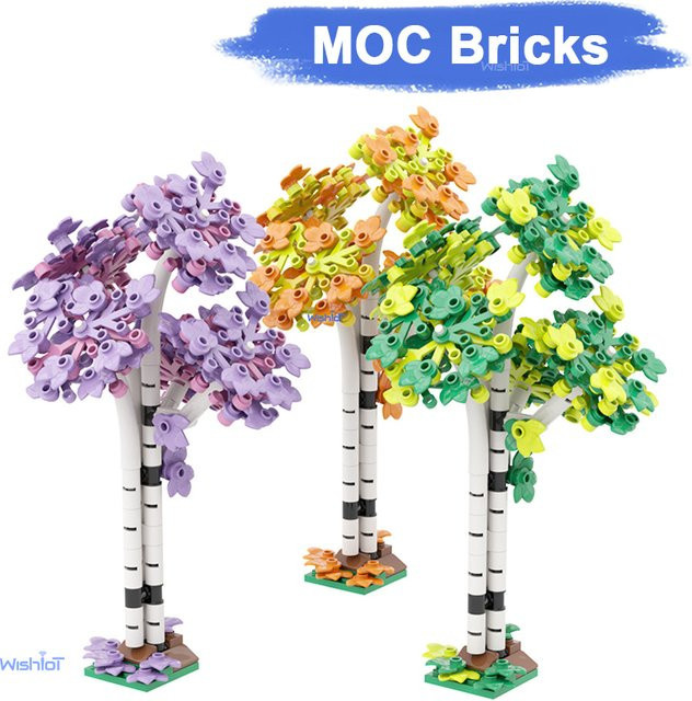wishiot MOC Bausteine Garten Bauernhof Szene, 152-teiliges Set - Bild 1