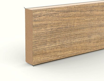 Döllken Sockelleiste Cubu Flex 60 in Alsace aus MDF, Länge: 250 cm, Höhe: 6 cm, Tiefe: 1,3 cm - Bild 1