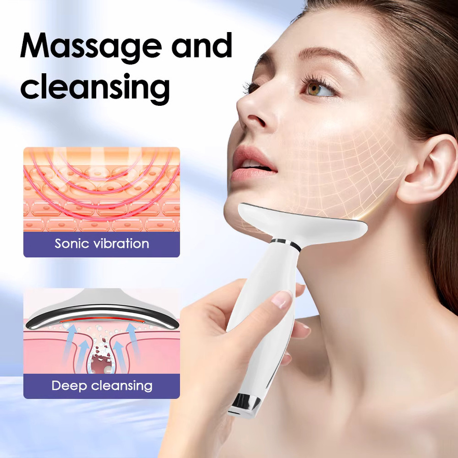Hailicare Elektrisches Massagegerät für Gesicht und Hals, Unisex - Bild 2