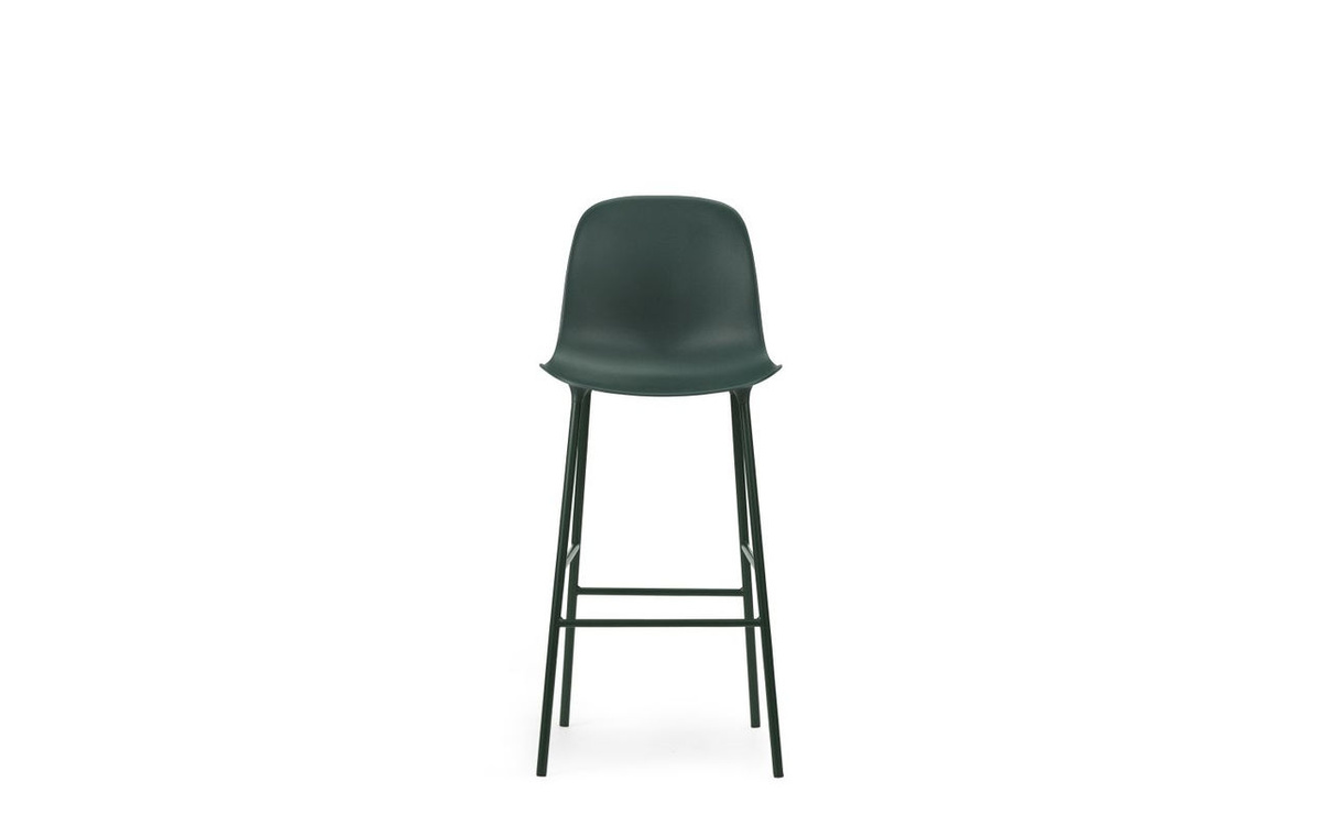Normann Copenhagen Form Barstuhl aus Stahl in Grün - Bild 2