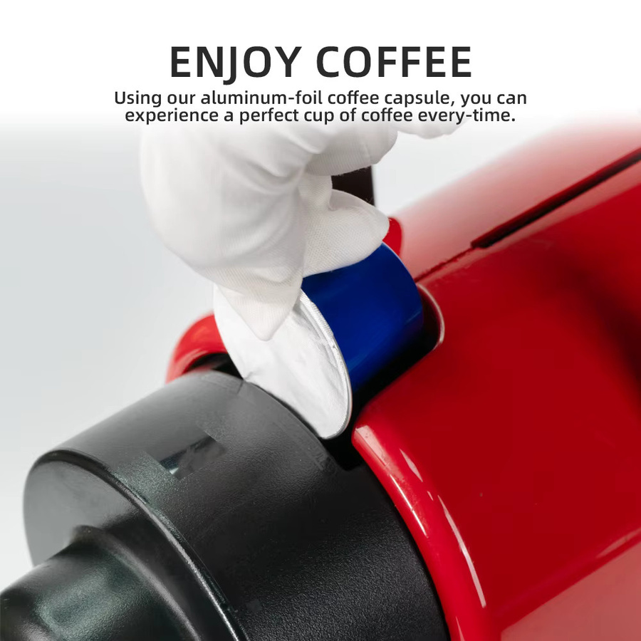 Nachfüllbare Kaffeekapseln von dalinwell aus Metall in Lila, runde Kaffeefilter aus Aluminiumfolie zum Wiederverwenden - Bild 5