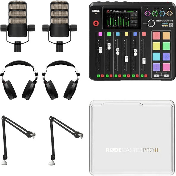 Rode Rodecaster Pro II Set für 2 Personen in Schwarz - Bild 1