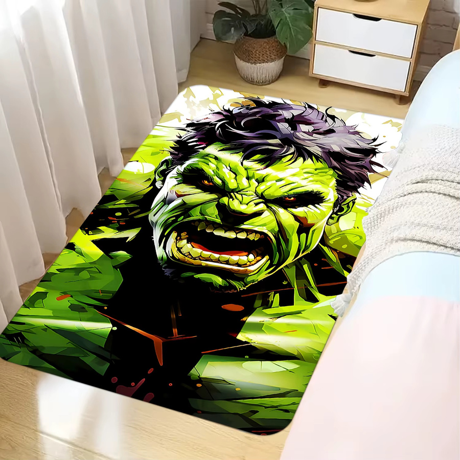 Beast Kingdom Bodenmatte Marvel The Incredible Hulk, grün/mehrfarbig, B/T: 60 x 60 cm, Höhe: 1 cm - Bild 5