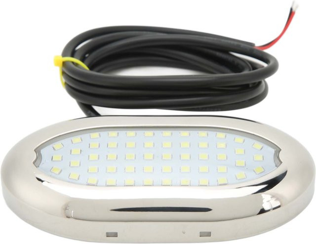 DIYelecs 12V Unterwasserlicht mit 54 LED in Blau, IP68 wasserdicht aus Edelstahl 316 und PC-Material für Boot, Yacht, Wohnmobil oder Badezimmer - Bild 1
