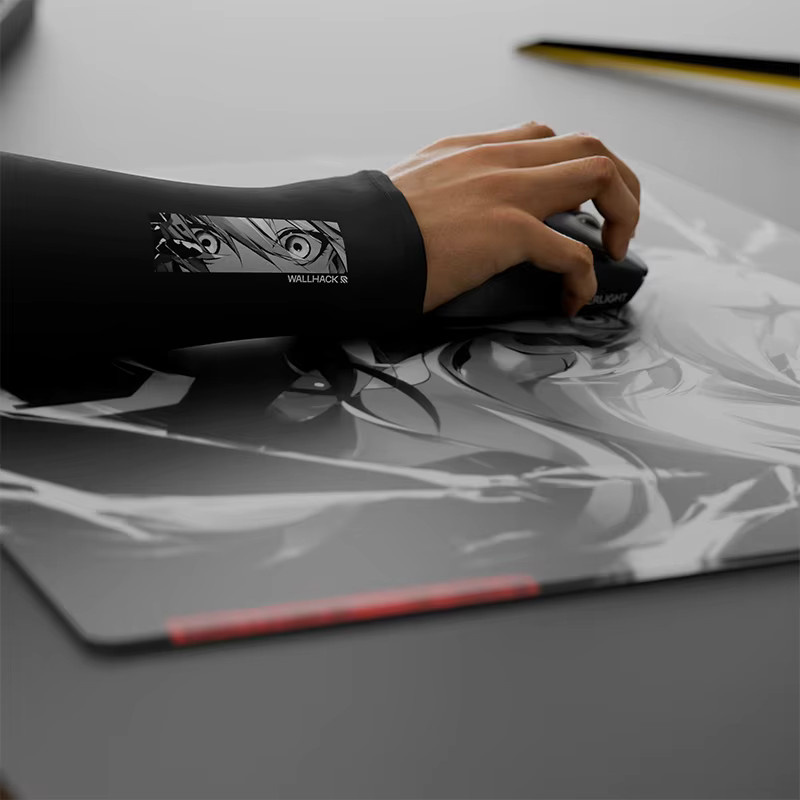 Wallhack Esports Flutter Sleeve Skypad 3.0 Glas-Mauspad für Gaming und FPS zur Schweißabsorption und Reibungsreduzierung - Bild 1