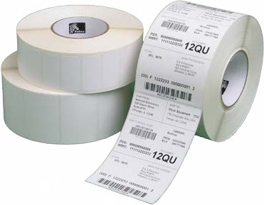 Zebra Z-Perform 1000D Etiketten aus Papier, hochweiß, permanenter Acrylklebstoff, unbeschichtet, B: 10,16 cm, H: 5,08 cm, 247 Etiketten pro Rolle - Bild 1