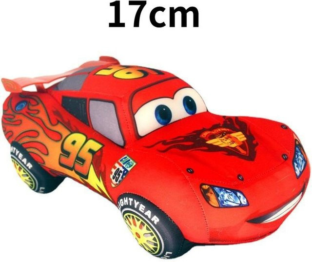Disney Pixar Cars 3 Lightning McQueen Plüschtier, Rot - Bild 1