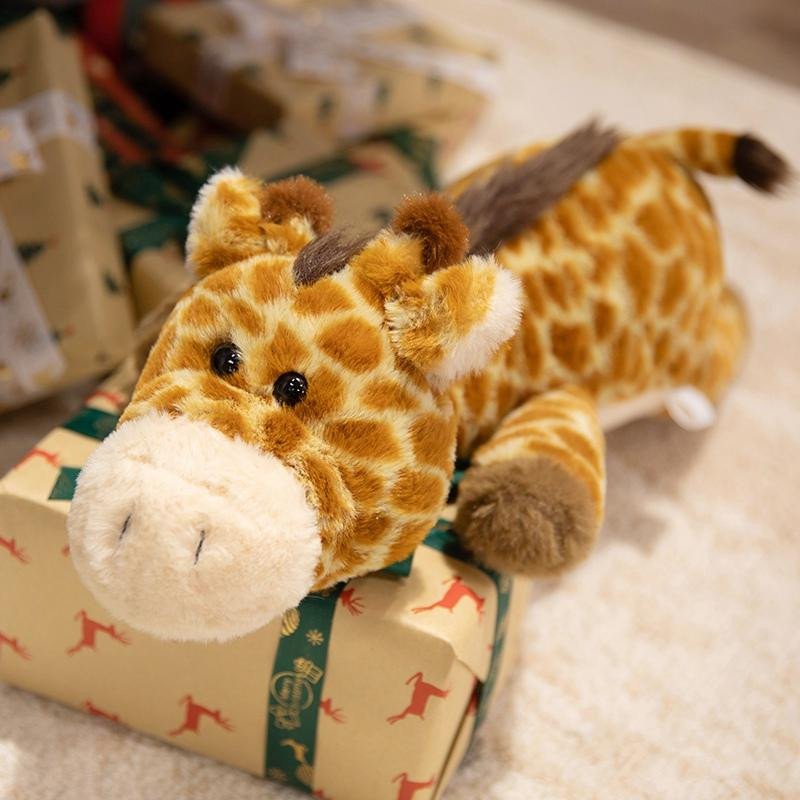 Wucifang Bags Giraffen-Stofftier, Plüsch, braun, 60cm - Bild 3