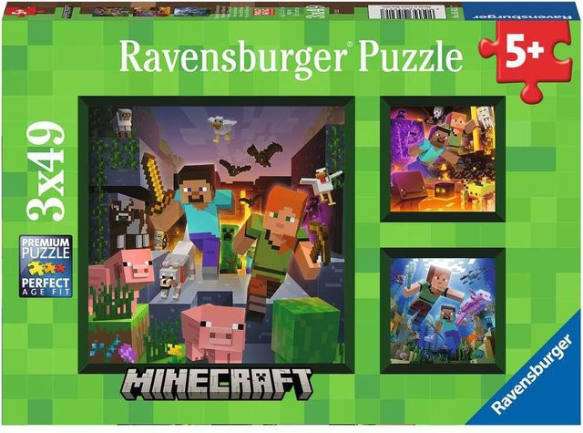 Ravensburger Minecraft Biomes Puzzle, ab 5 Jahren - Bild 1