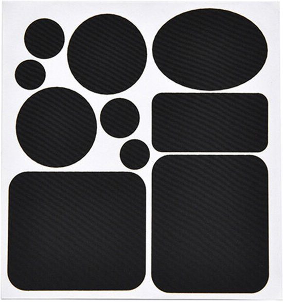 Selbstklebende Nylon Reparatur Patches in Schwarz für wasserdichte Kleidung - Bild 1