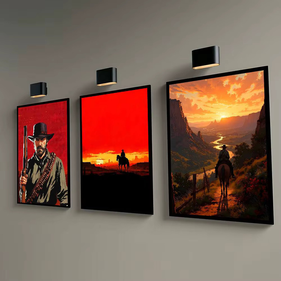 Red Dead Redemption Manga-Poster als Wandaufkleber, Mehrfarbig, B/H: 15 x 15 cm - Bild 4