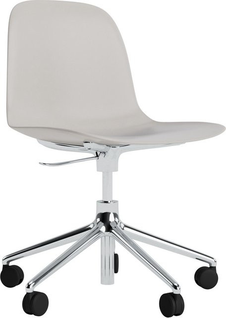 Normann Copenhagen Form Drehstuhl mit Rollen aus Aluminium und Polypropylen - Bild 1
