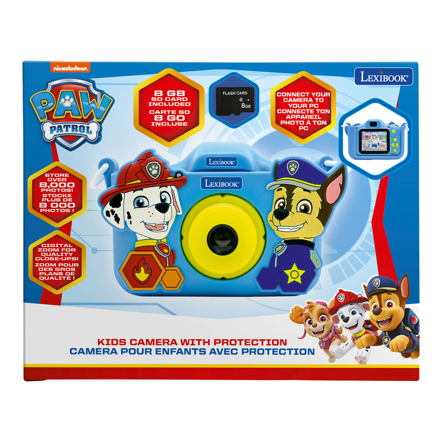 Lexibook Paw Patrol Kinderkamera für Kinder ab 3 Jahren in Blau und Bunt - Bild 2