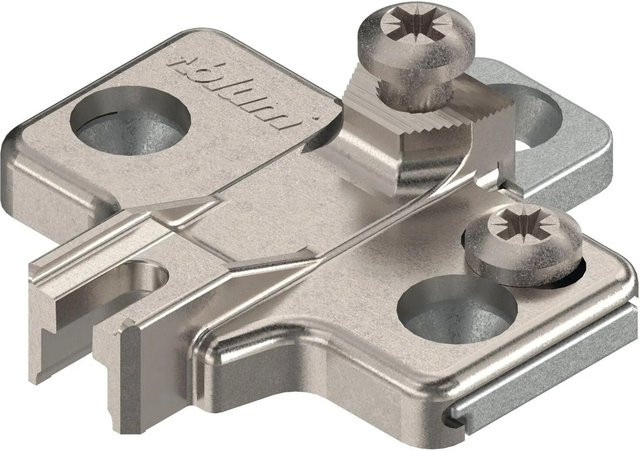 Blum Kreuzmontageplatte Modul 2-teilig in Zink, Silber - Bild 1