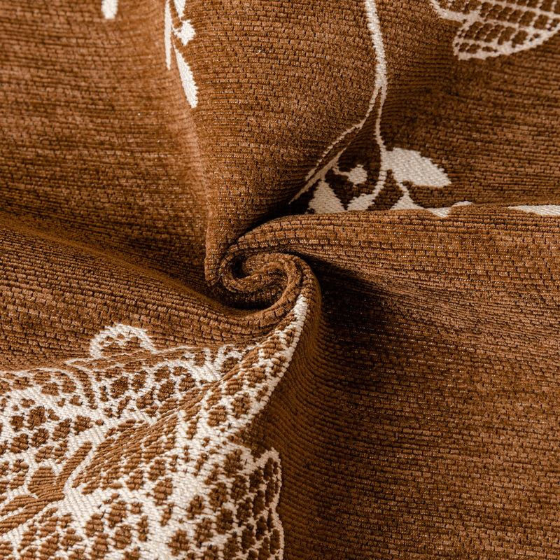 Super Six Sofakissen mit floralem Chenille-Bezug im nordischen Design, B/B: 70 x 70 cm - Bild 2