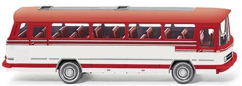 Wiking Modellbus Mercedes Benz O 302 Reisebus in Rot H0 - Bild 1
