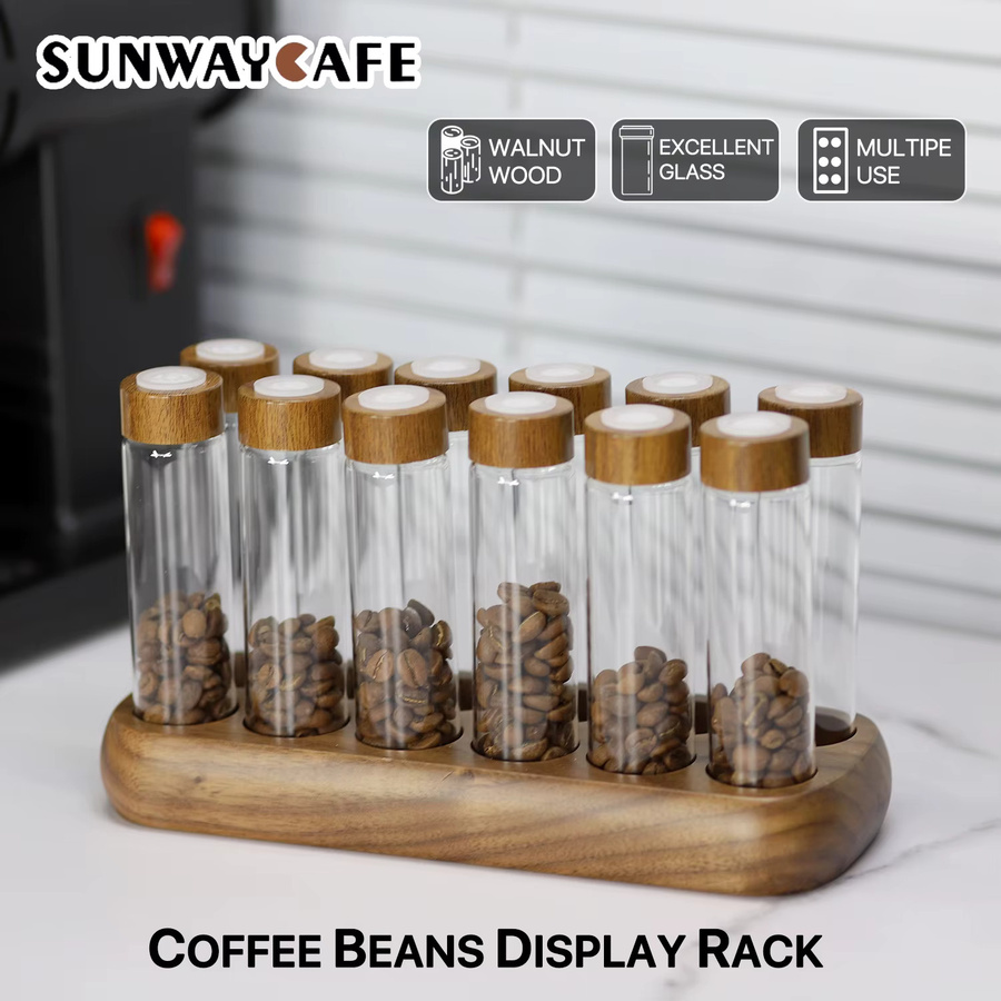 EDLEXKAFFEE Glasbehälter für Kaffeebohnen mit luftdichtem Deckel zur Lagerung - Bild 1