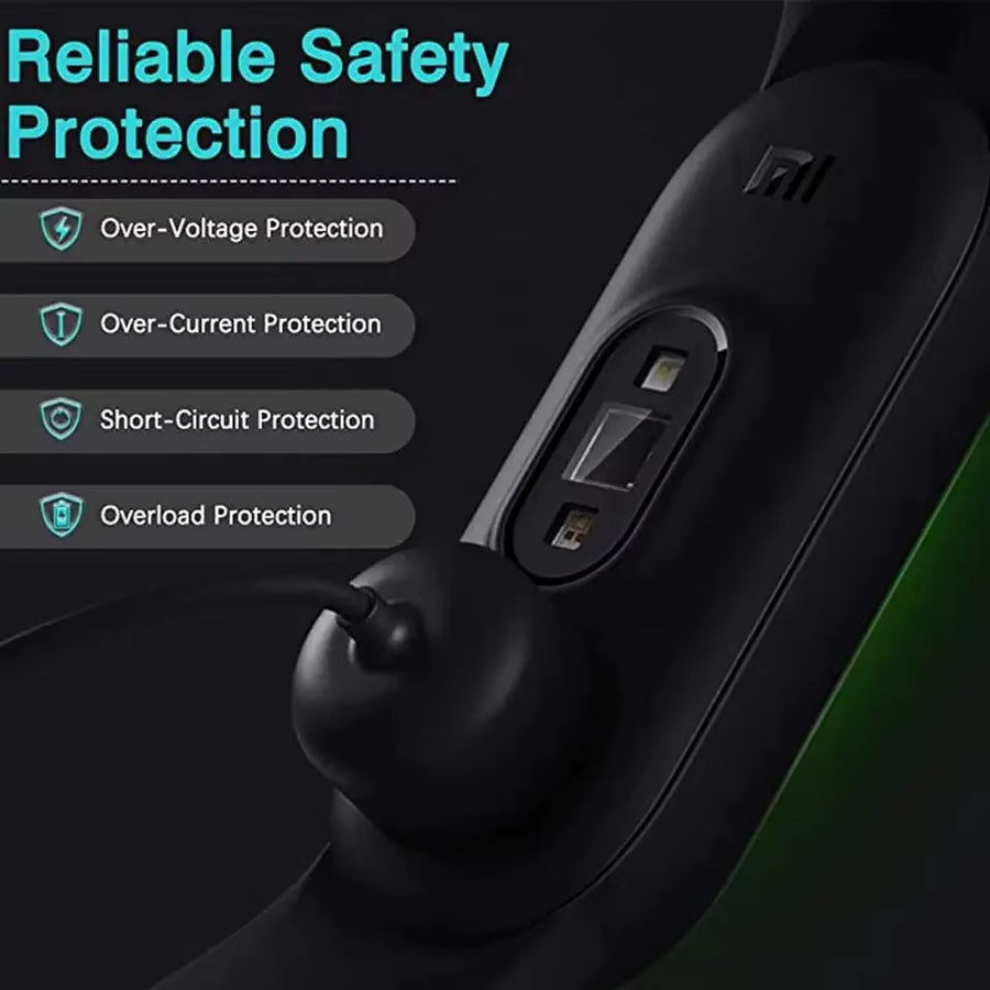 Xiaomi USB-Ladekabel, magnetische Ladestation, Schwarz, Mi Band 5 6 7 - Bild 4