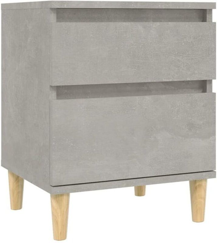 Vidaxl Nachttisch Modern in Betongrau, B/T/H: 40 x 35 x 50 cm - Bild 1