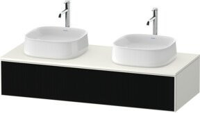 Duravit Waschtischunterschrank Zencha mit Einrichtungssystem, Breite: 130 cm, Tiefe: 55 cm, Höhe: 55 cm - Bild 1