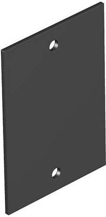 OBO Bettermann Abdeckplatte T4B P01S 9011 in Anthrazit - Bild 1