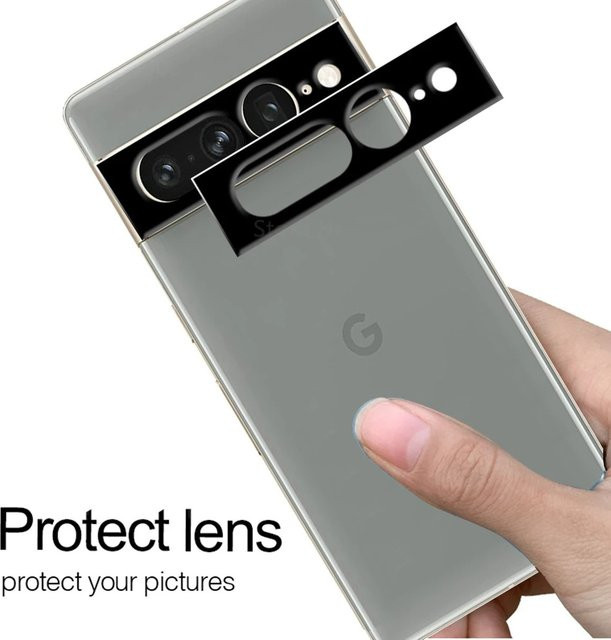 DYM 3er Set Kameraobjektivschutz aus gehärtetem Glas für Google Pixel 8 Pro, 7, 6 Pro, 7a und 8a - Bild 1