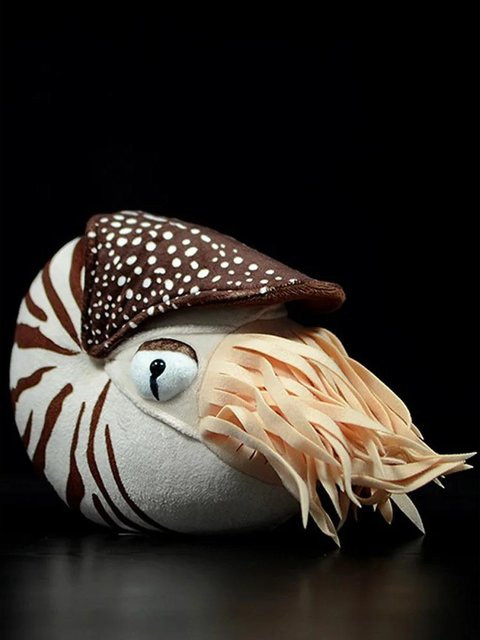 BC Pet Supplies Nautilus-Plüschtier, weiß, Meerestiere - Bild 1
