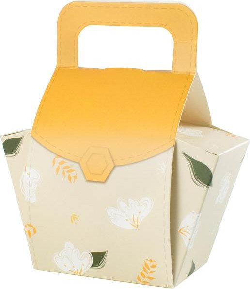 WTEMPO 12er Set Handverpackungsboxen für Kekse und Süßigkeiten, Bunt, B/T/H: 9 x 6 x 8 cm - Bild 1