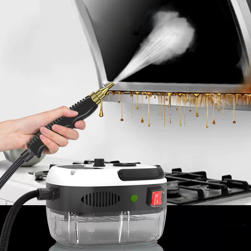 BALASHOV Handheld Dampfreiniger mit 2500 W in Blau-Weiß für Zuhause und Auto - Bild 4