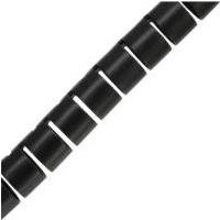 InLine flexibler Kabelkanal Schwarz 20mm 10m - Bild 1