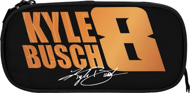 Kyle Busch Federmäppchen von Fancy Style Studio, doppellagiges Stifteetui in Schwarz für die Schule - Bild 1
