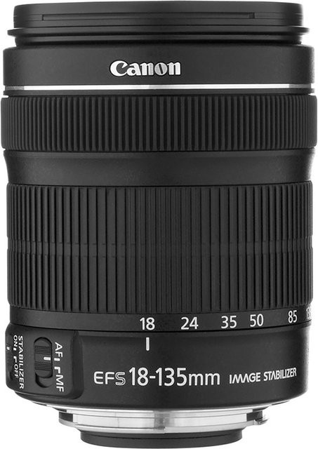 Canon EF-S 18-135mm f/3.5-5.6 IS STM Zoomobjektiv für APS-C Kameras, Schwarz - Bild 1