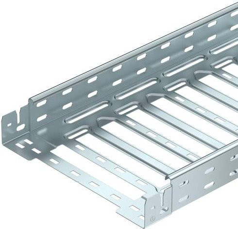 OBO Bettermann Kabelrinne 6059466, Farbe: Silber, B/H/L: 500,00 mm x 60,00 mm x 3 m - Bild 1