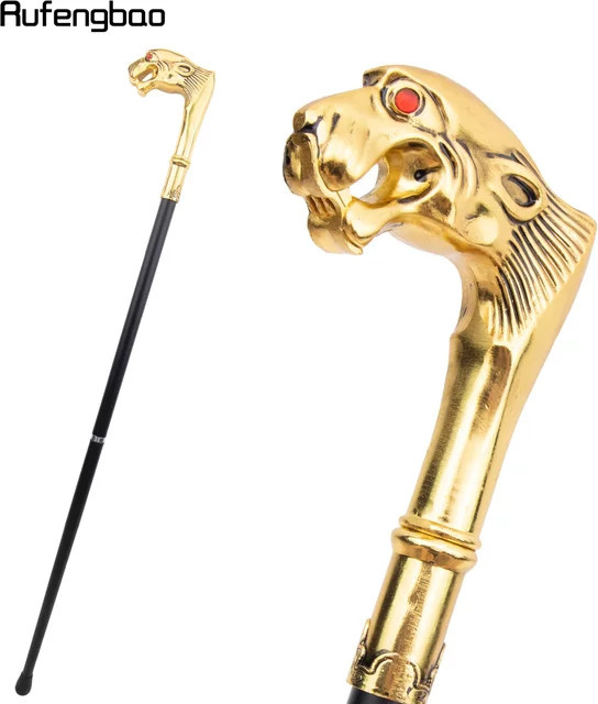 Rufengbao Cosplay Stick Golden Leopard Red Eye aus Legierung, Farbe: Gold/Gelb, Höhe: 92 cm - Bild 1