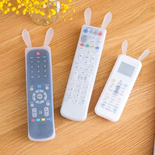 Hisense Universal-Fernbedienungshülle aus Silikon im Dunkeln leuchtend, staubdichte Schutzhülle für TV- und AC-Fernbedienungen, 1 Stück - Bild 1