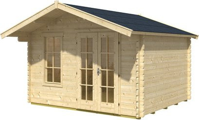 SKANHOLZ Gartenhaus Langesund aus Holz in Beige inklusive Fußboden B/H/T: 380 x 264 x 300 cm - Bild 1