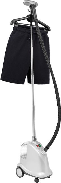 Sweetmile Stehender Kleider-Dampfglätter in Schwarz und Silber, 2200W Vertikaler Dampfglätter mit Rollen und Höhenverstellung - Bild 1