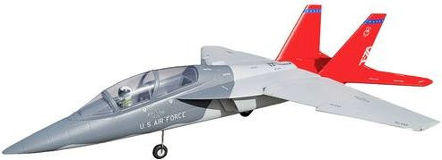 Amewi AMXPlanes T-7A RC Jetmodell ARF in Grau und Rot mit 750mm Spannweite - Bild 1