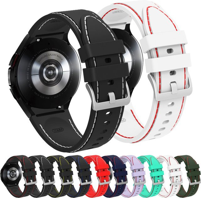 yunfook Uhrenarmband Silikon, Schwarz, Unisex - Bild 1