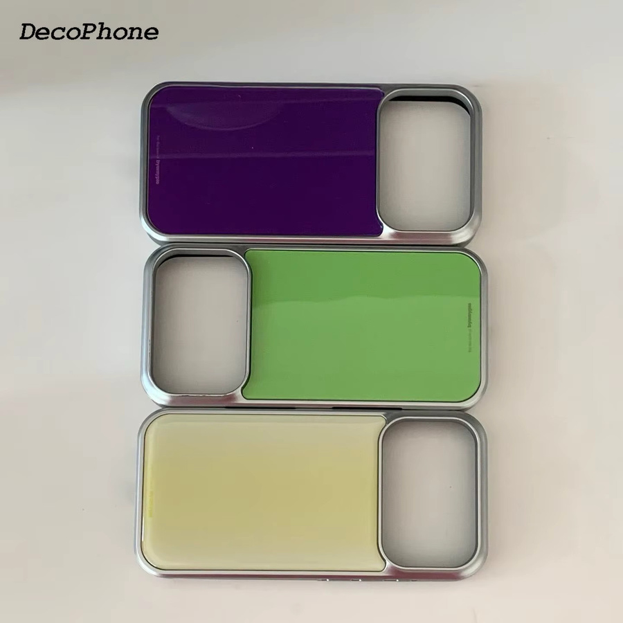 DecoPhone Koreanische Handyhülle im Y2K-Stil für iPhone 16 15 14 13 12 11 Pro Max Plus, Mehrfarbig - Bild 1