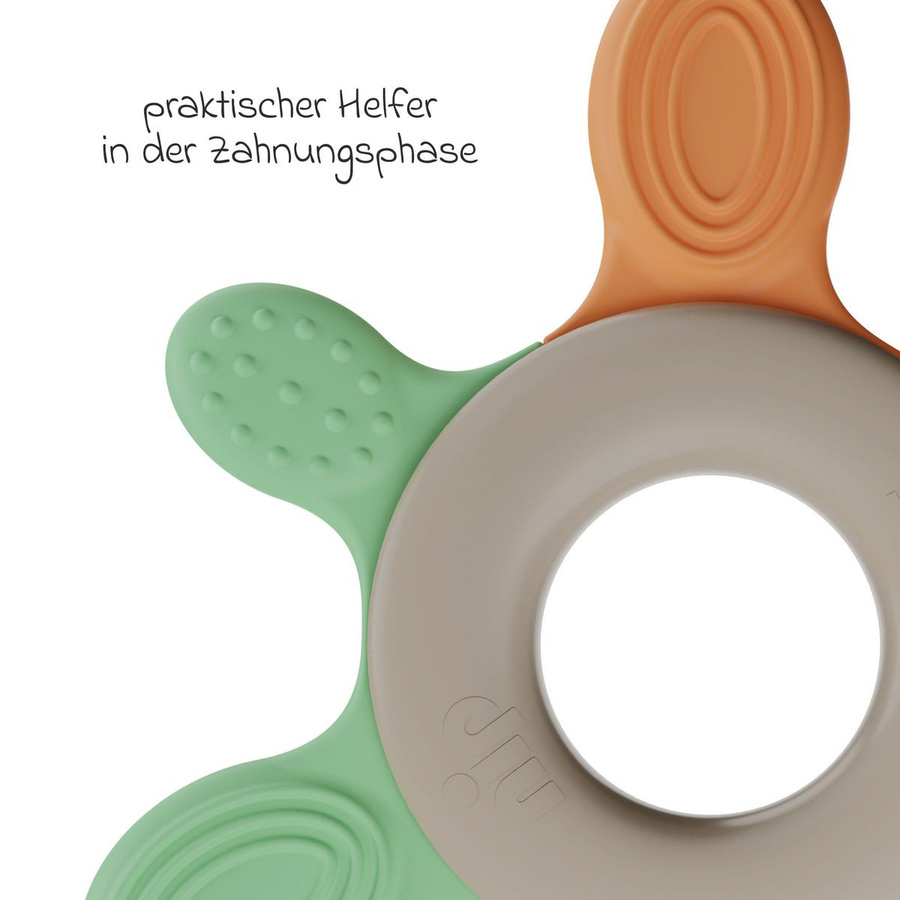 Nip Beißring in Türkis, Orange und Grün - Bild 2