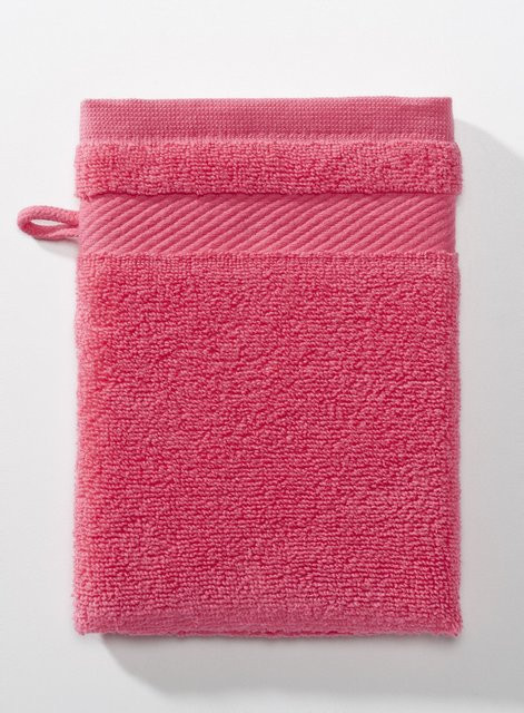 casa NOVA Waschhandschuh, pink, Cotton Terry, Unisex - Bild 1