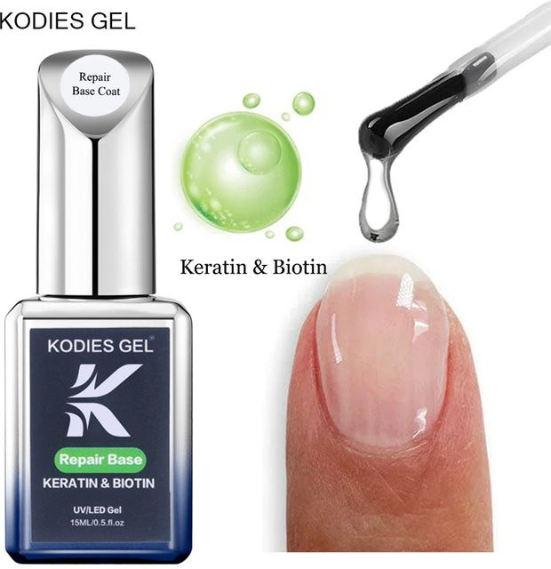 KODIES Gel Reparatur Basislack, Klar, 15 ml - Bild 1
