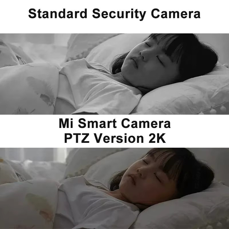 Xiaomi Smart Kamera 2K 1296P HD WLAN-Überwachungskamera für den Innenbereich mit Nachtsicht in Weiß - Bild 2