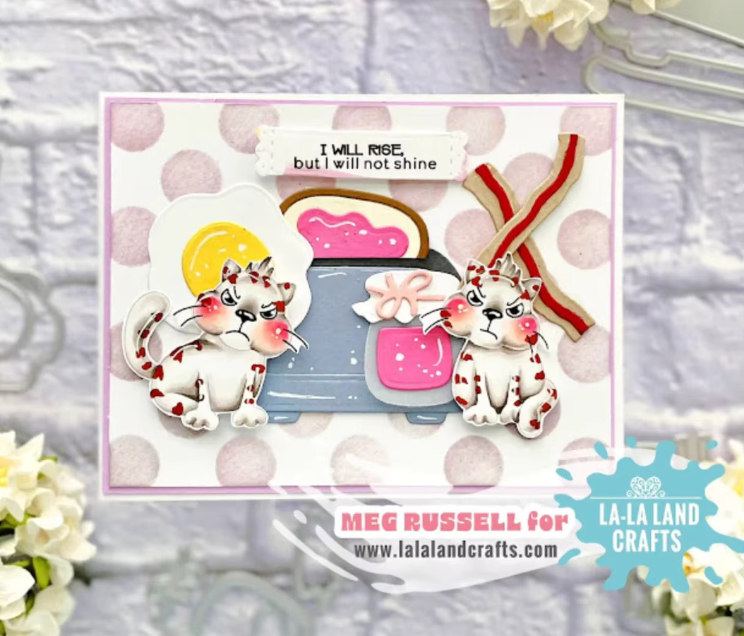 Metall Stanzform Ei und Speck für Scrapbook und DIY Grußkarten - Bild 1
