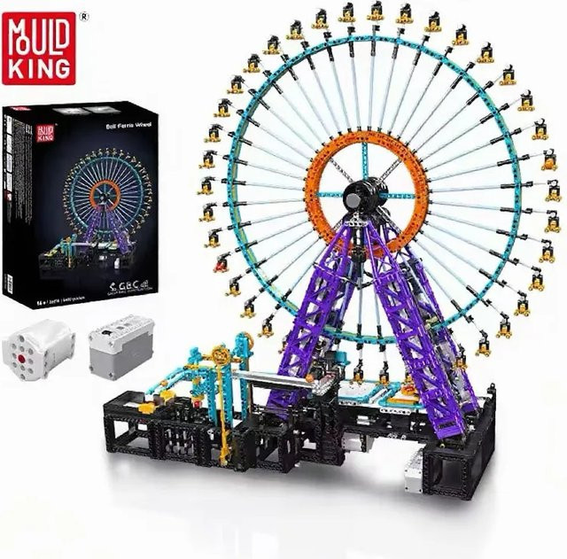 Mould King Kugel-Riesenrad, Bausteinset, motorisiert, ab 14 Jahren - Bild 1