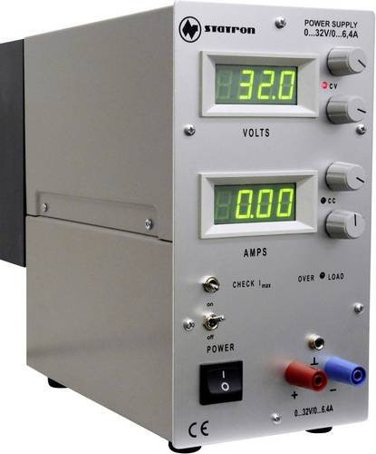 Statron 3231.10 Labornetzgerät Grau, einstellbar 0 - 32V, 0 - 6.4A, 204.8W, 1 Ausgang - Bild 1