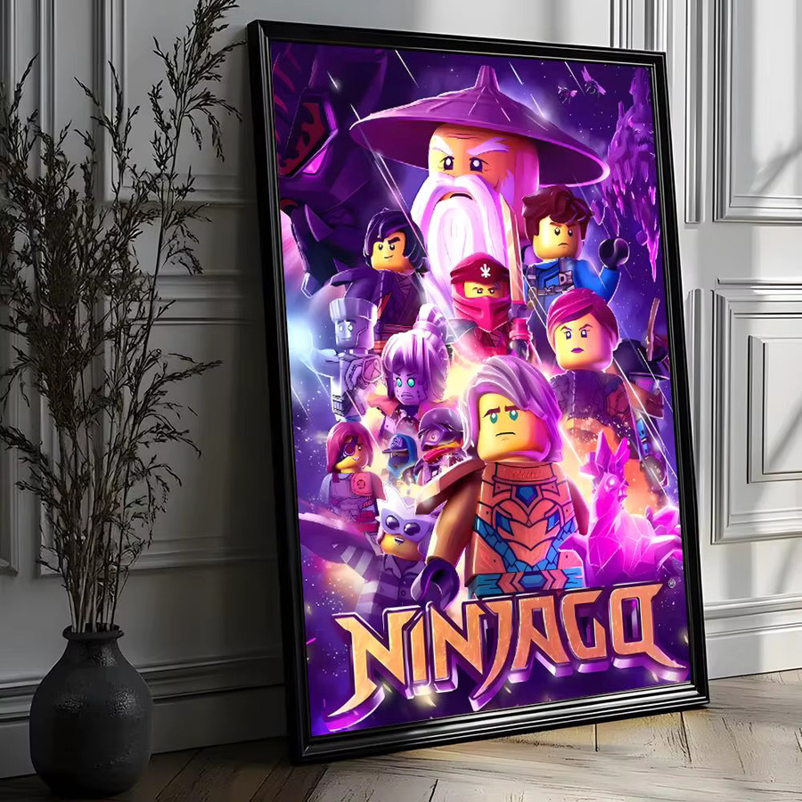 Beast Kingdom Ninjago Poster HD Art Wanddeko Wasserdicht Selbstklebend Mehrfarbig - Bild 2